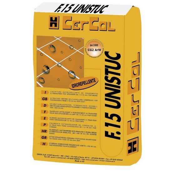 Immagine di FUGA PER PIASTRELLE F15 UNISTUC, 1-20 MM, 5 KG, COLORE MANHATTAN