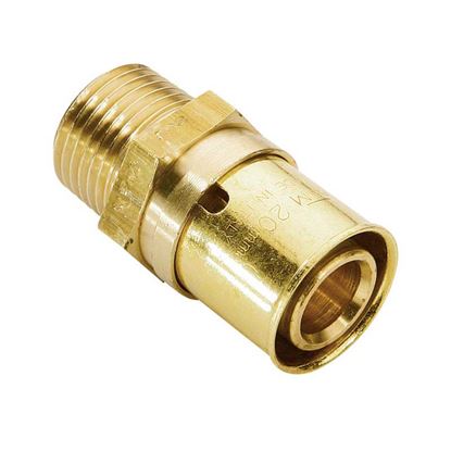 Immagine di RACCORDO A PRESSARE FIT, DIRITTO MASCHIO, Ø20X3/4, GAS