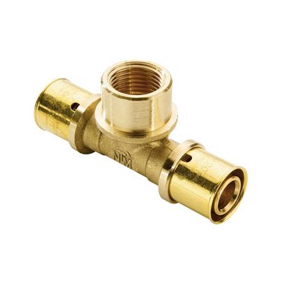 Immagine di RACCORDO A PRESSARE FIT, T FEMMINA, Ø20X3/4X20, GAS