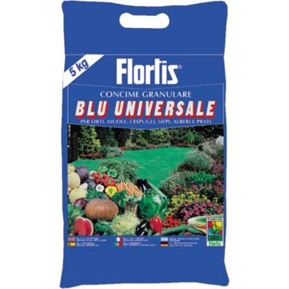 Immagine di CONCIME UNIVERSALE BLU, PER ORTI, AIUOLE,CESPUGLI, SIEPI, ALBERI E PRATI, 5 KG