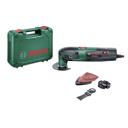 Immagine di UTENISLE MULTIFUNZIONE PMF 220CE, 220 W, REGOLAZIONE ELETTRONICA GIRI 15.000/21.000 GIRI/MIN, VALIGETTA, 1,2 KG