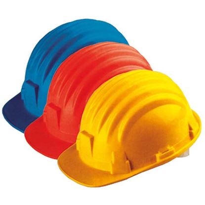 Immagine di ELMETTO DA CANTIERE, IN POLIETILENE, BLU