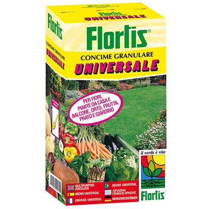 Immagine di CONCIME FLORTIS NPK, GRANULARE, UNIVERSALE, CON CUCCHIAIO DOSATORE,1 KG