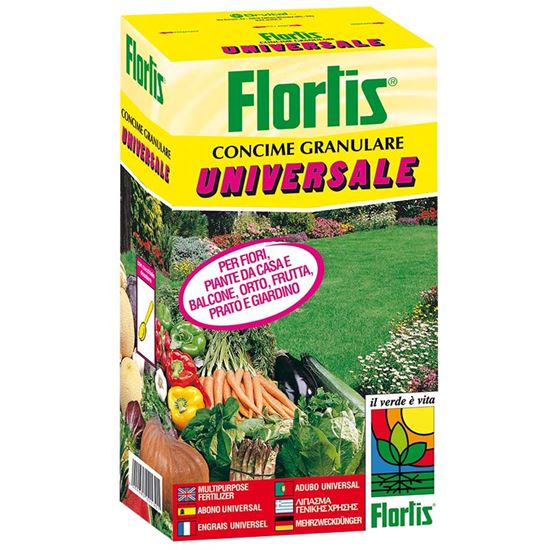 Immagine di CONCIME FLORTIS NPK, GRANULARE, UNIVERSALE, CON CUCCHIAIO DOSATORE,1 KG