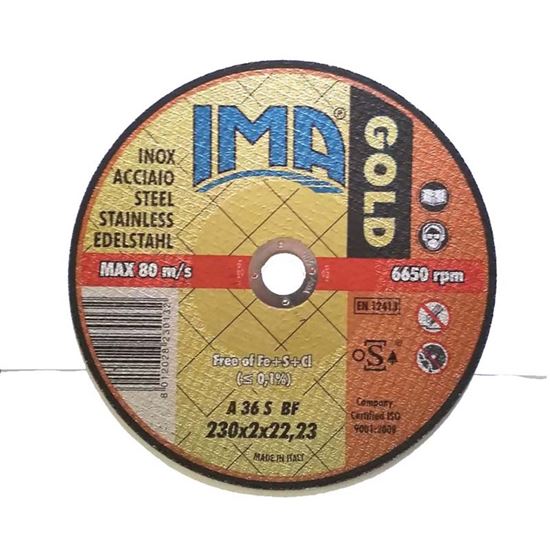 Immagine di DISCO DA TAGLIO PER ACCIAIO INOX, EXTRA SOTTILE, Ø230X2 MM