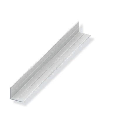 Immagine di ANGOLARE, 11,5X1,5 PVC BIANCO 2,50 MT,  LATI UGUALI