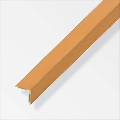 Immagine di ANGOLARE AUTOADESIVO PVC FAGGIO, 1 MT, 30X30 MM