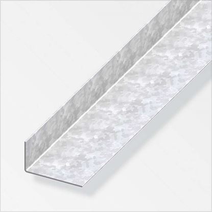 Immagine di ANGOLARE ACCIAIO ZINCATO, 1 MT,  35,5X65,6 MM