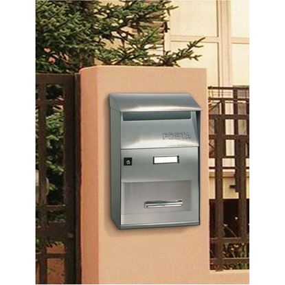 Immagine di CASSETTA POSTALE FT EVO, 22X11X32,5 CM, ACCIAIO INOX