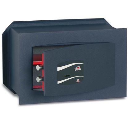 Immagine di CASSAFORTE A MURO A CHIAVE STARK 802, SPESSORE PORTA 8 MM, 360X230X195 MM