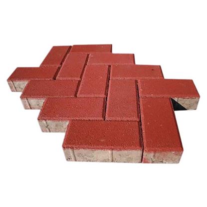 Immagine di PAVE' D.S., MODELLO MATTONCINO SMUSSATO ROSSO, MISURE 10,5X20,5X6