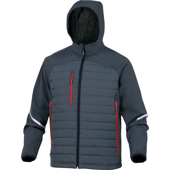 Immagine di GIACCA DA LAVORO IN POLIESTERE / ELASTANE  COLORE GRIGIO TAGLIA L