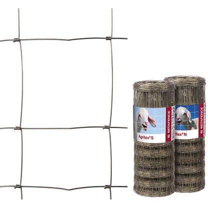 Immagine di RETE ZINCATA A MAGLIA ANNODATA, ROTOLO 50 MT,MAGLIA 8X30 CM , H 100 CM