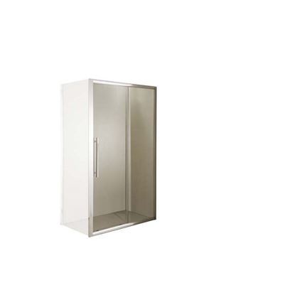 Immagine di PORTA DOCCIA SCORREVOLE IN CRISTALLO 118/122X195 CM