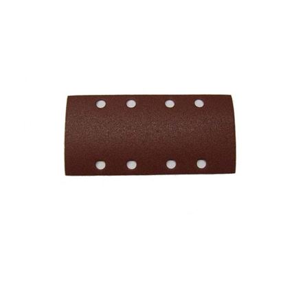 Immagine di 6 FOGLI CARTA ABRASIVA, 8 FORI, 93X185 MM, GRANA 50