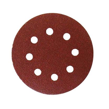 Immagine di 6 DISCHI 8 FORI, Ø115 MM, GRANA 120