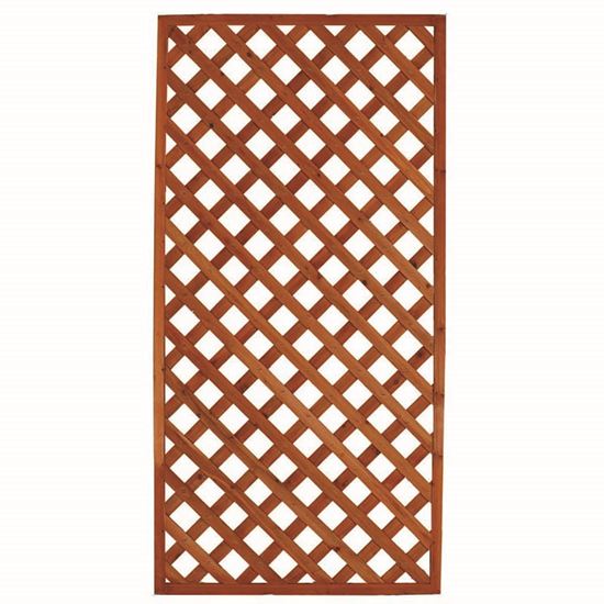 Immagine di GRIGLIATO IN LEGNO, MODELLO PESANTE, 120X3,5XH180 CM
