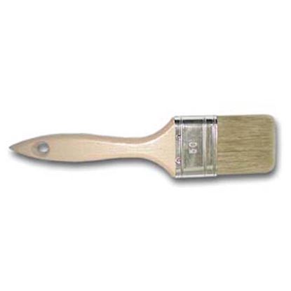 Immagine di PENNELLO PIATTO MANICO LEGNO, SETOLA BIONDA MISTA, 40 MM