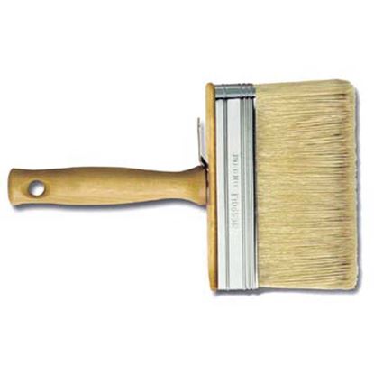 Immagine di PLAFONIERA MANICO LEGNO, SETOLA BIONDA MISTA, 120X30 MM