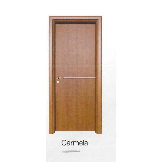 Immagine di PORTA CARMELA ROVERE SBIANCATO BATTENTE, REVERSIBILE, TELAIO PIATTO, ACCESSORI CRS, 78X214 CM