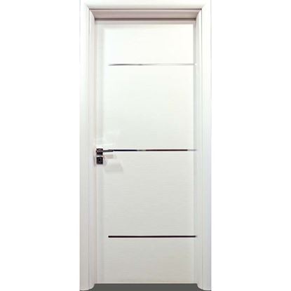 Immagine di PORTA GRETA BIANCO BATT., REVERS., 68X214 CM, TELAIO PIATTO, ACC. CRS