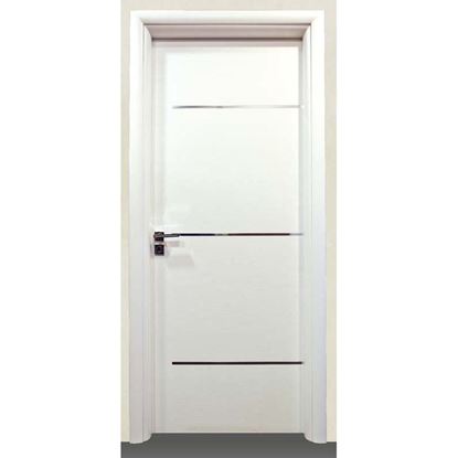Immagine di PORTA GRETA BIANCO BATT., REVERS., 78X214 CM, TELAIO PIATTO, ACC. CRS