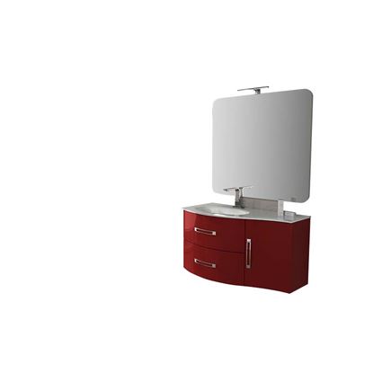 Immagine di BASE LATERALE BEST 34 CM, SOSPESO, 1 ANTA SOFT-CLOSE, DX/SX, COLORE ROSSO LUCIDO