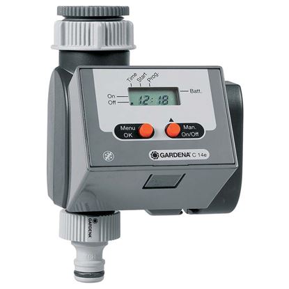 Immagine di CENTRALINA GARDENA, PER IRRIGAZIONE, PROGRAMMATORE ELETTRONICO, FRONTALINO ESTRAIBILE, ALIMENTAZIONE PILA 9 V