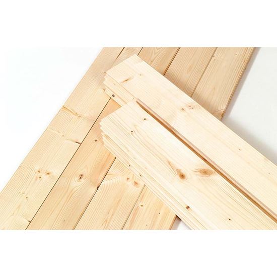 Immagine di LISTONE ABETE II SCELTA, 20X120X2000 MM, 5 PZ A CONFEZIONE, 1,2 MQ, RESA 1,05 MQ