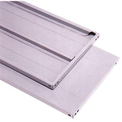 Immagine di RIPIANO MARTELLATO, 100X40 CM, UN RINFORZO, PORTATA 120 KG, MONTAGGIO A BULLONI