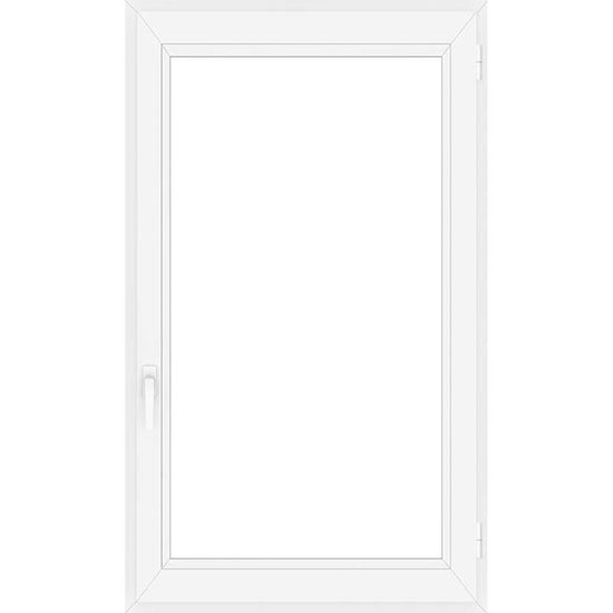 Immagine di FINESTRA PVC  80X120 CM 1 ANTA 6 CAMERE, DOPPIO VETRO, COLORE BIANCO