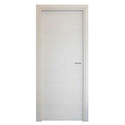 Immagine di PORTA AGATA REVERSIBILE COLOR ACERO NEVE, BATTENTE, 80X210 CM