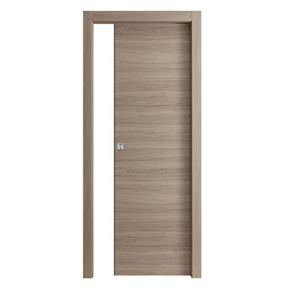 Immagine di PORTA FLORA REVERSIBILE LARICE SABBIA, SCORREVOLE, 80X210 CM