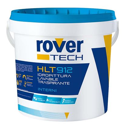Immagine di IDROPITTURA LAVABILE ROVER TECH ELEVATA COPERTURA E RESISTENZA AL LAVAGGIO BAGNO/CUCINA OTTIMA TRASPIRABILITÀ BIANCO 5LT