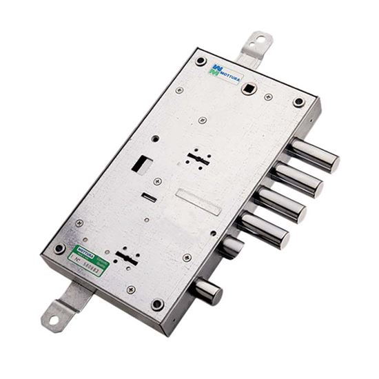 Immagine di SERRATURA DOPPIA, INTERASSE 28, 3+3 CHIAVI, 60 MM, INTERNA 15, ESTERNA 28, DESTRA