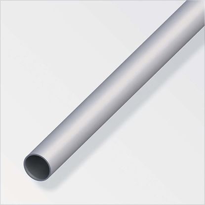 Immagine di TUBO TONDO, ALLUMINIO ARGENTO, 2 MT,  8X1,0 MM