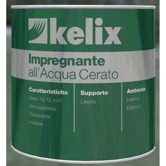 Immagine di IMPREGNANTE ACQUA, CERATO KELIX, 0,75 LT,  COLORE NOCE CHIARO