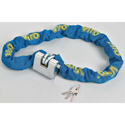 Immagine di CATENA Ø10 MM, LUCCHETTO CORAZZATO, LUNGHEZZA 120 CM