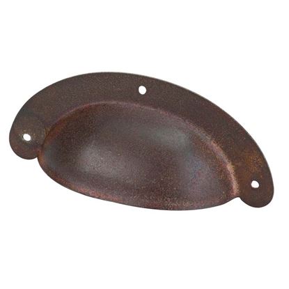 Immagine di MANIGLIA FERRO, BRONZO ANTICO, 98X40 MM