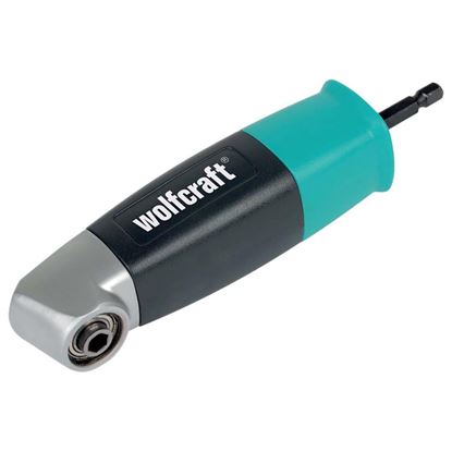 Immagine di RINVIO AD ANGOLO 90°, PER TRAPANI A BATTERIA E AVVITATORI, ATTACCO ESEGONALE DA 1/4.