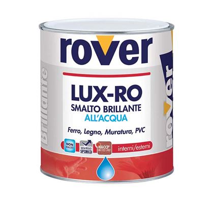 Immagine di SMALTO BRILLANTE ALL'ACQUA, 0,750 LT, COLORE ROSSO VIVO